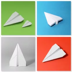 Iconic Paper Plane (Stratomaker)