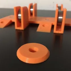 IKEA LACK Filament Guide 2,2mm and 4,2mm screwed version