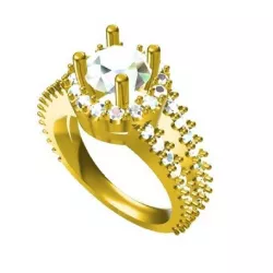 Jewelry 3D CAD Design Wedding Ring