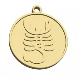 KEYCHAIN Scorpio Zodiac
