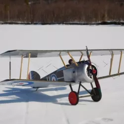 Le Rhone spinning radial dummy engine for RC planes