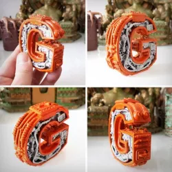 Letter G Steampunk, letter G
