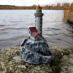 Lighthouse on a rock