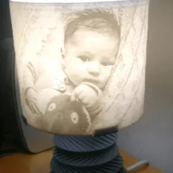 Lithophane rgb led lamp - model + tutorial
