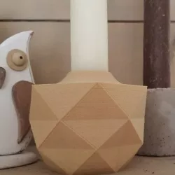 Low Poly Candle Holder