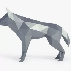 Low Poly Wolf