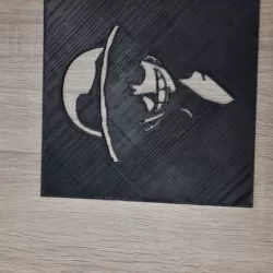 Luffy's stencil from a 2D image #HP3D