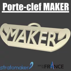 MAKER stratomaker key ring