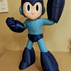 Mega Man! Each Color is a Separate STL!