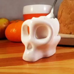 Monkey Skull Egg Cup