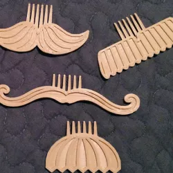 Movember Stache Combs