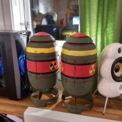 Nuclear bomb PC case. "Nuke"