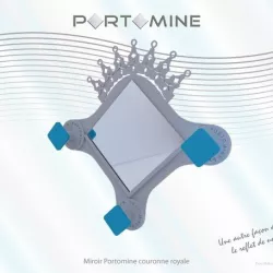 Portomine Royal Crown Mirror & Hooks