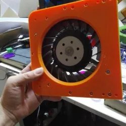 ps3 fan 3d printed blower conversion