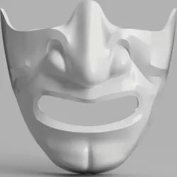 Samurai Half Mask (Mempo)