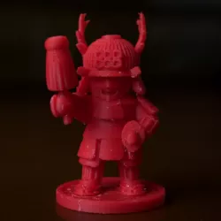 samurai with saihai