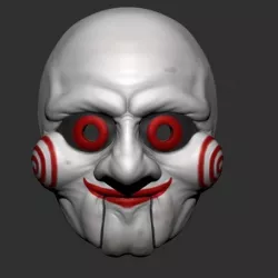 Saw Billy Puppet - Mask for Cosplay - 3D print model - STL file