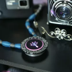 Sheikah Pendant – NeoPixel Jewelry with GEMMA M0