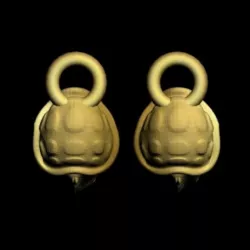 shell turtle earrings