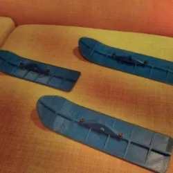 Skis for RC planes