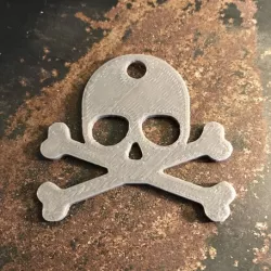 Skull keychain