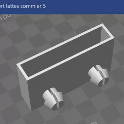 Slat support for bed frame
