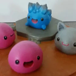 Slime Rancher - Pink Slime, Tabby Slime and Rock Slime