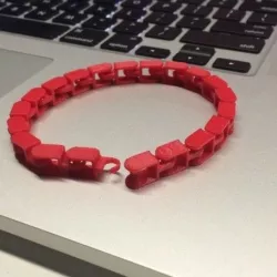 Sprocket Chain Becomes Bracelet