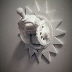 Steampunk Mechanical Light Switch