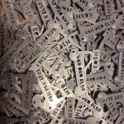 Stockcar keychain