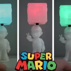 Super Mario with shining quetion box