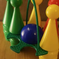 Toy pin holder