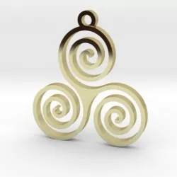 Triple Spiral - Triskele - Sacred Geometry - Celtic