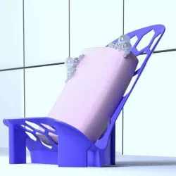 vertical soap holder