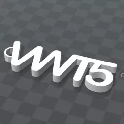 VWT5 PERSONALIZABLE KEYCHAIN