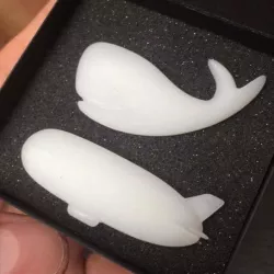 Whale Brooch