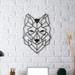 Wolf Wall Sculpture 2D