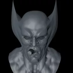 Wolverine Bust