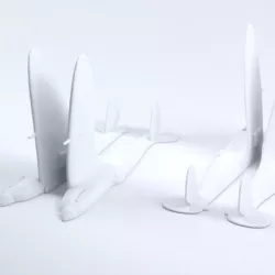 WW II RAF Spitfire Sliced