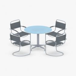 office table and chairs set 3D Models | Page 1 | STLFinder