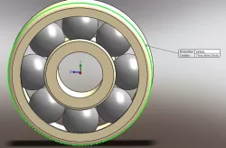 3D printable ball bearing