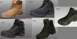 5 Boots Collection Vol 1 Low-poly  3D model