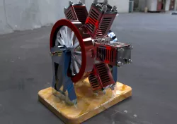 6 Piston Radial Engine
