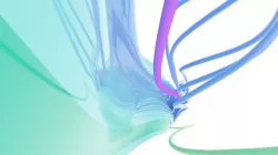 abstract thin 3D model