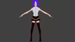 Anime Character 3D model