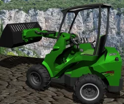 Avant 420 mini digger loader 3D model