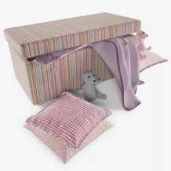 baby banquette 3D model