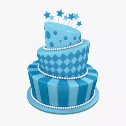 Birthday cake  3D model