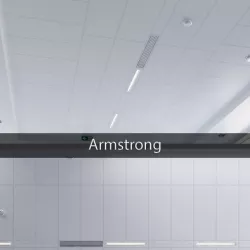 Ceiling system Armstrong Low-poly  3D model