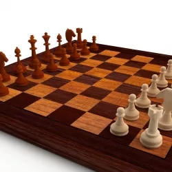 Chess Set 3D model